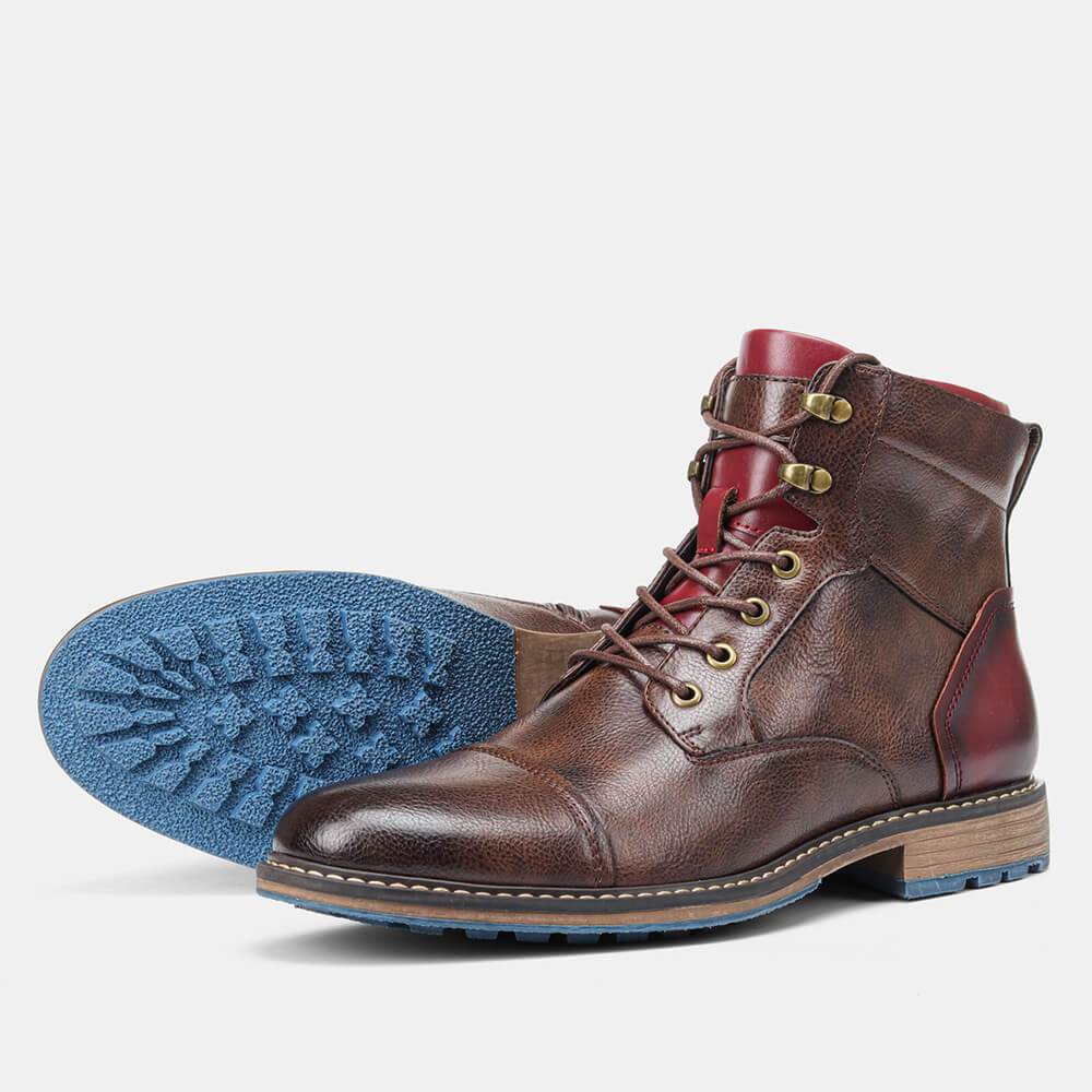 Frankie™ - Stivali Oxford in Pelle Premium Fatti a Mano