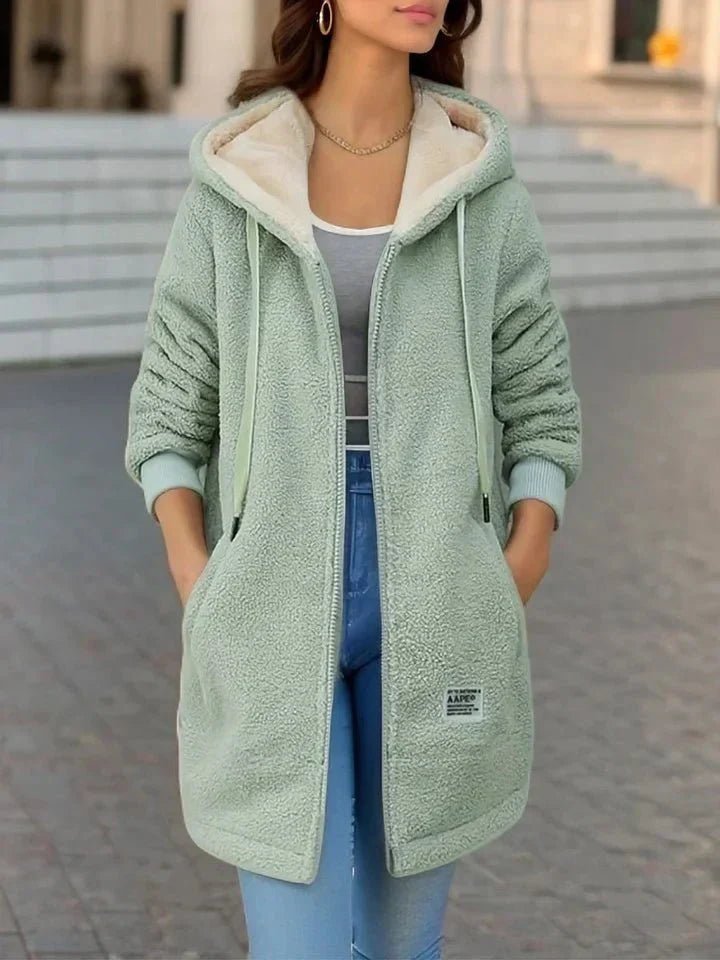 Alessia™ - Giacca in Pile con Cappuccio