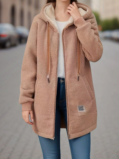 Alessia™ - Giacca in Pile con Cappuccio