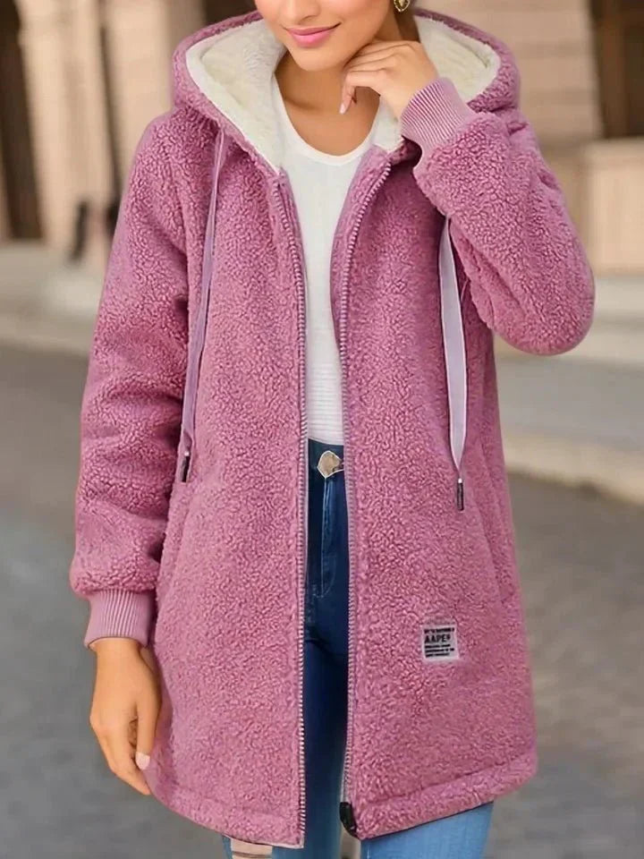 Alessia™ - Giacca in Pile con Cappuccio