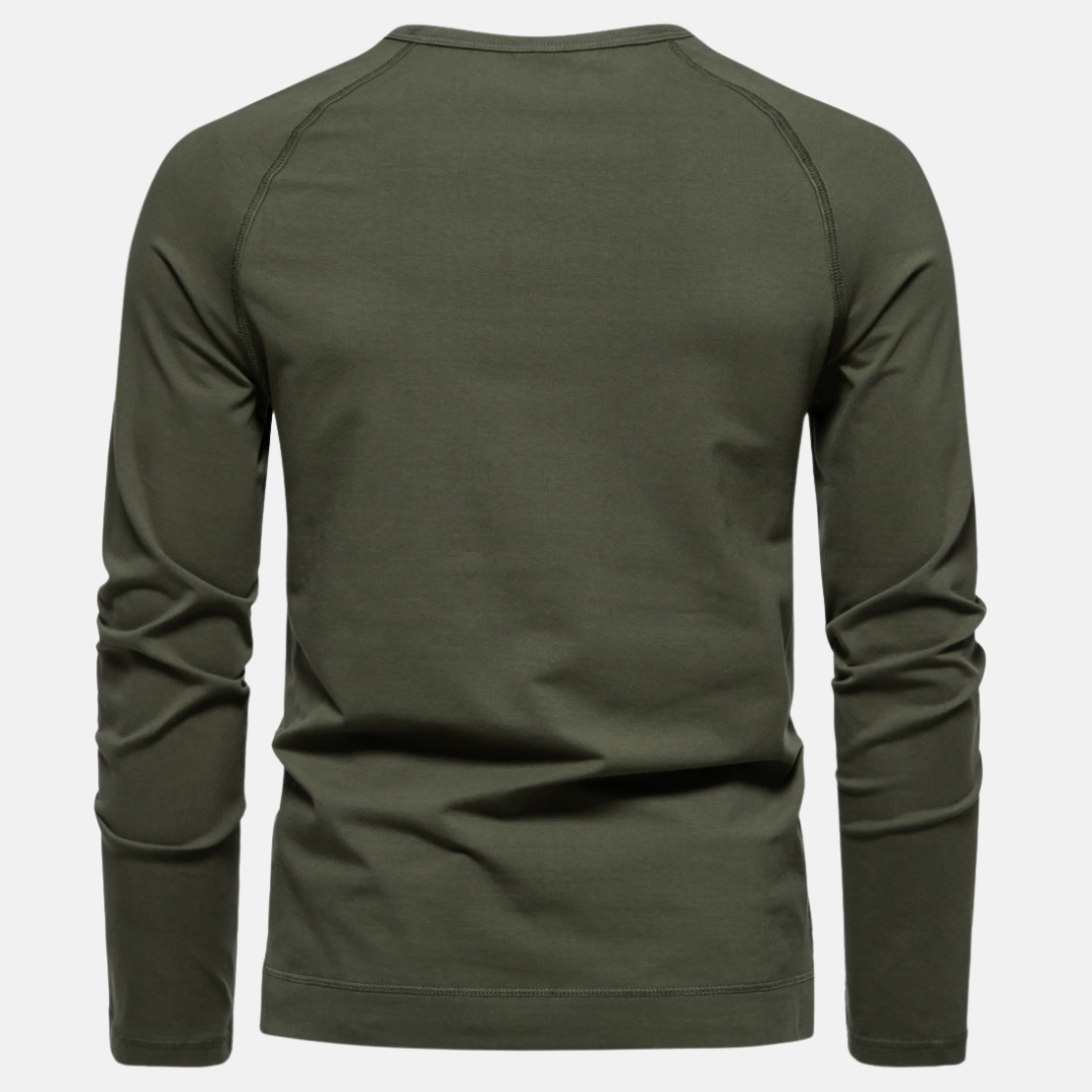 Alfio™ - Maglia Casual Henley a Maniche Lunghe
