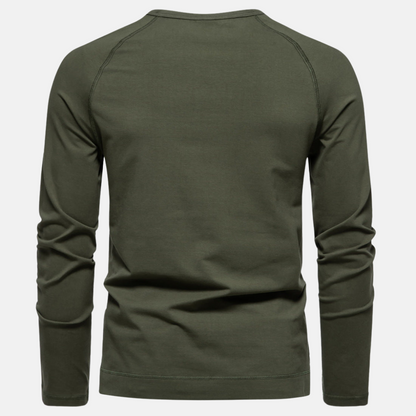 Alfio™ - Maglia Casual Henley a Maniche Lunghe