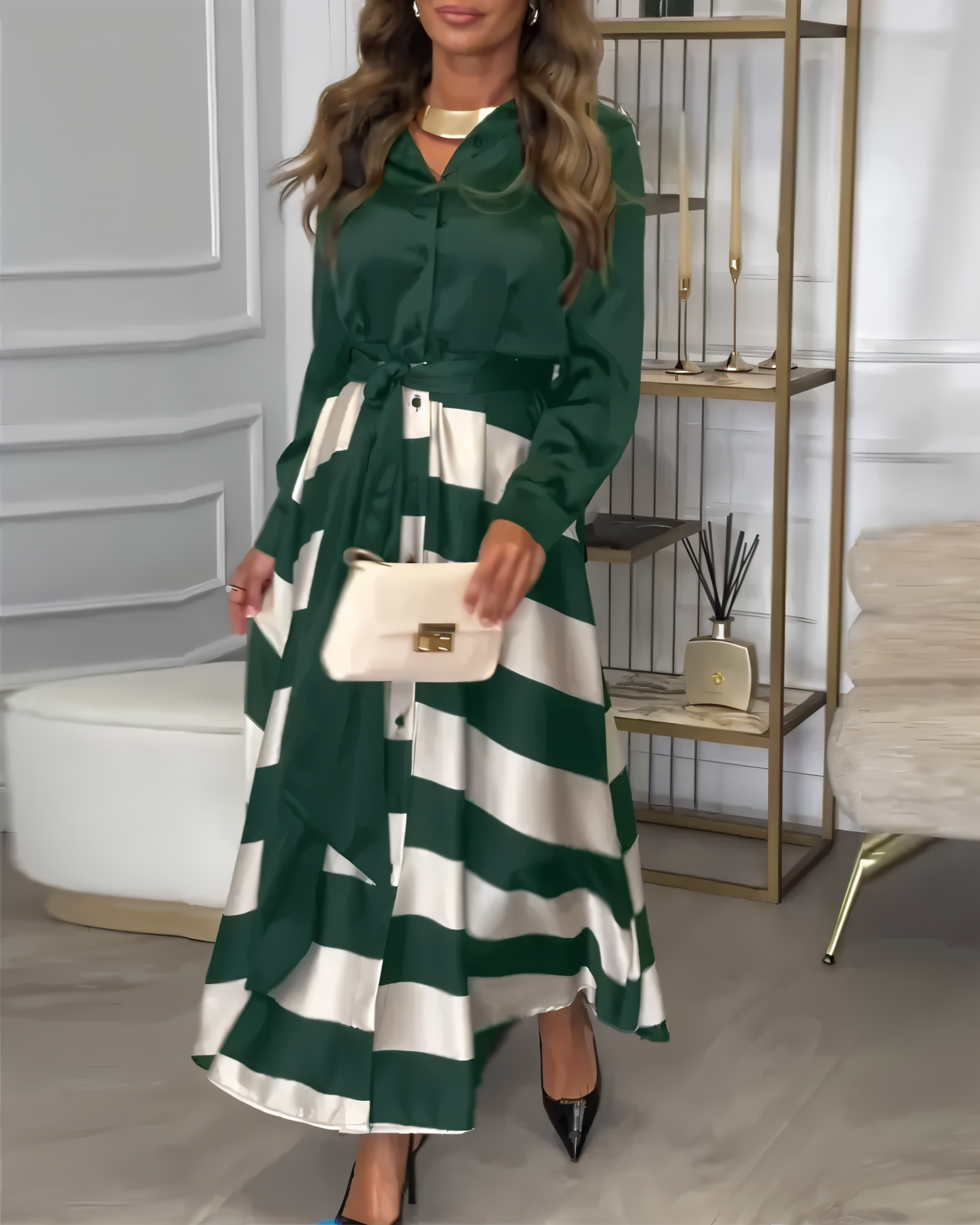 Arianna™ - Elegante Completo in Raso 2 Pezzi