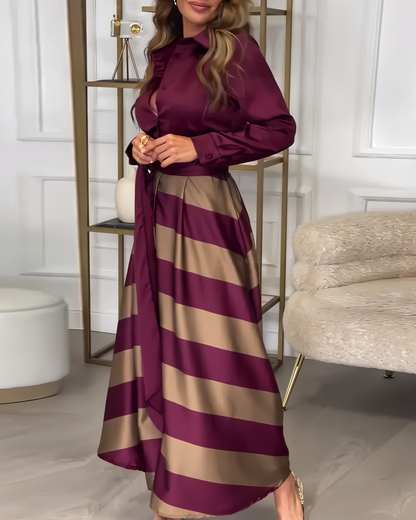 Arianna™ - Elegante Completo in Raso 2 Pezzi