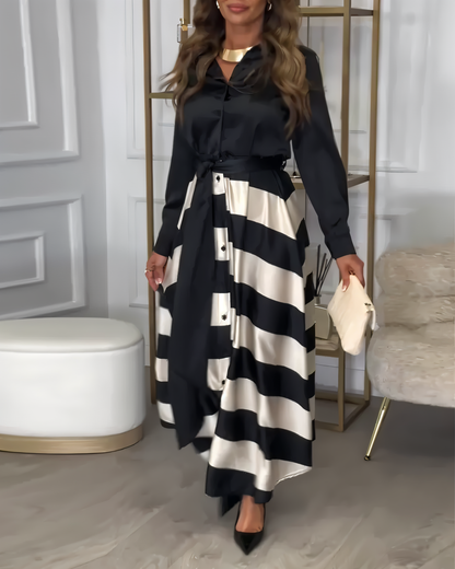 Arianna™ - Elegante Completo in Raso 2 Pezzi