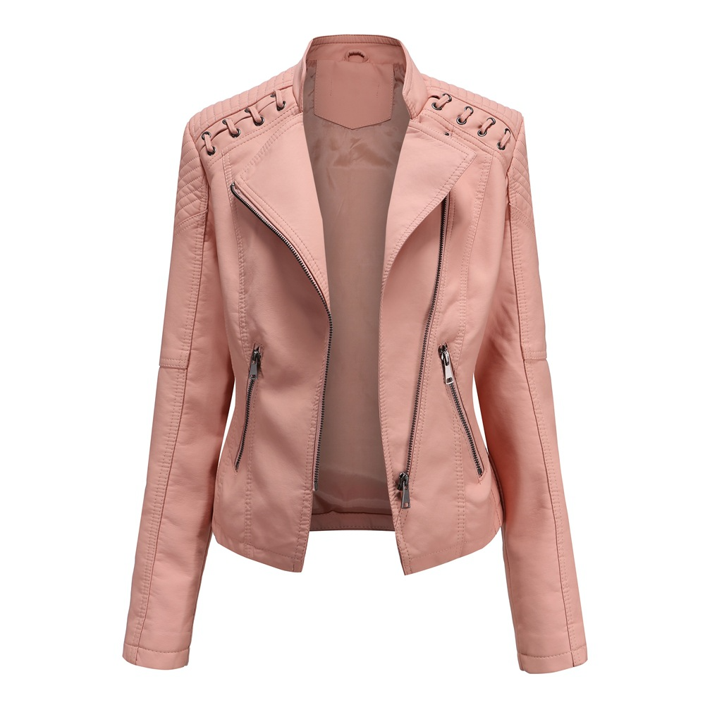 Camila™ - Giacca in Pelle Vegana Vintage