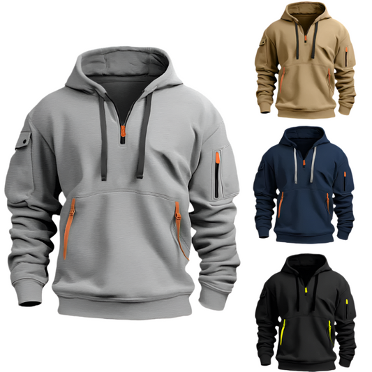 Massimo™ - Felpa con Cappuccio e Zip Comoda