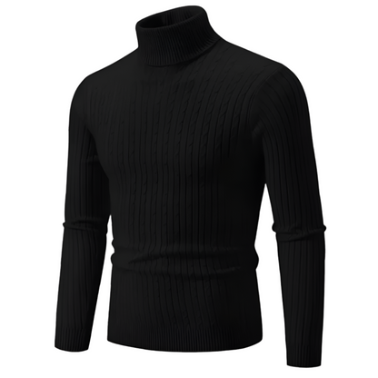 Paolo™ - Maglione a Collo Alto in Maglia
