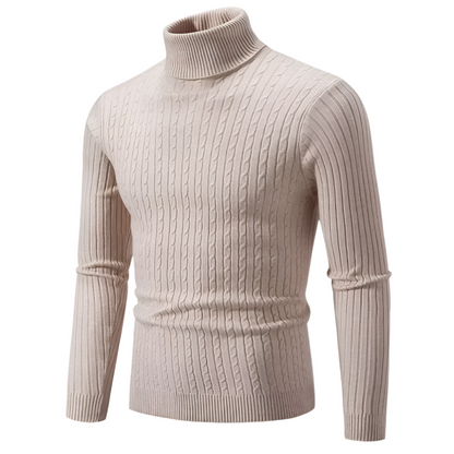 Paolo™ - Maglione a Collo Alto in Maglia