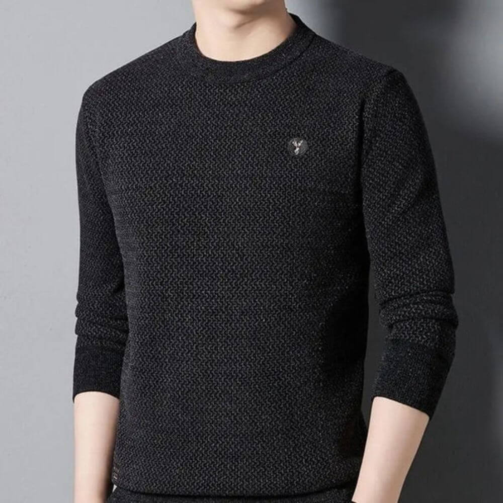 Roberto™ - Maglione in Maglia Foderato in Pile