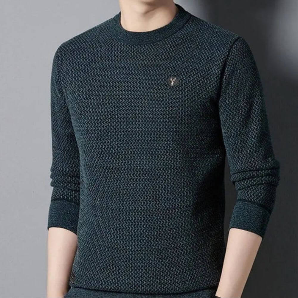 Roberto™ - Maglione in Maglia Foderato in Pile